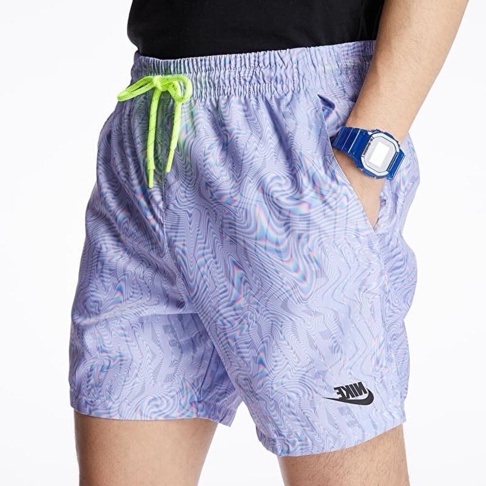 Nike Sportswear Festival Woven Shorts Mens XXL Psychic Blue Psychedelic